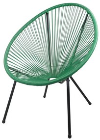 Зелен пластмасов градински стол Dalida - Garden Pleasure