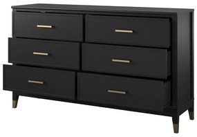 Черен скрин , 144 x 85 cm Westerleigh - CosmoLiving by Cosmopolitan