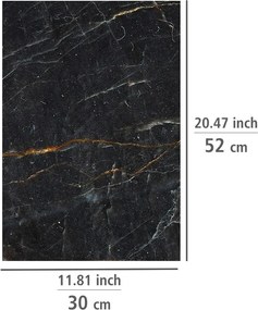 Капаци за печки от закалено стъкло в комплект от 2 броя 52x30 cm Marble - Allstar