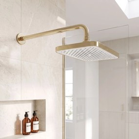 Правоъгълна душ пита REA JS-032 Brushed Gold