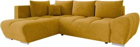 Ъглов диван Forrest-Горчица-Ляв