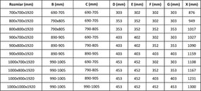 Mexen Lima Двойна душ кабина сгъваема 100 x 80 см, прозрачна, хром - 856-100-080-02-00