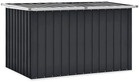 46267 vidaXL Градински сандък за съхранение, антрацит, 149x99x93 см