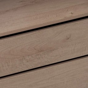 Отворен модулен шкаф от декор от дъб в естествен цвят 80x180x45 cm Modular – Casa Selección