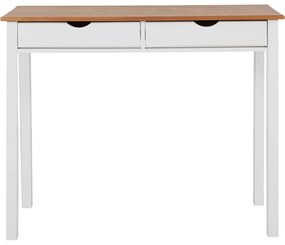 Работна маса от бял и кафяв бор, дължина 100 cm Gava - Støraa