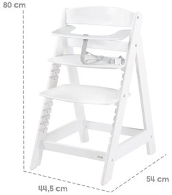 Бял стол за хранене Luxe – Roba