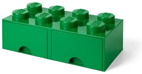 Зелена кутия за съхранение с 2 чекмеджета - LEGO®