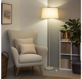 Brilagi - LED подова лампа CERIA 1xE27/40W/230V Ø 45 см бежова/бяла