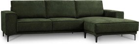 Зелен шенилов ъглов диван (десен ъгъл) Copenhagen – Scandic