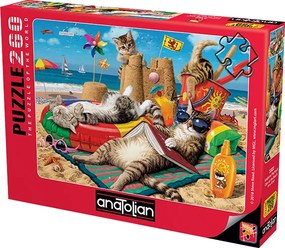 Anatolian - Пъзел Котки на плажа - 260 части