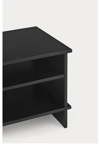 Черно нощно шкафче с рафтове Inari – Teulat