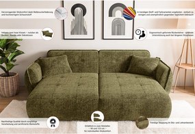 Зелен шенилов диван 252 cm Nelia Big – Ropez