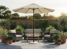 Основа за чадър Ferrumen-Бяло