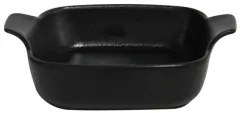 Horecano - Керамична тавичка квадратна черна 15x15x5,5см (1498)
