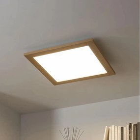 Brilagi - димируемо LED осветително тяло SLIMFRAME WOOD LED/36W/230V 49,5x49,5 cm + дистанционно управление