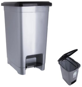 Пластмасов кош за отпадъци с педал 15 L Slim - Orion