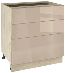 Долен шкаф МДФ Глосмакс 803 (80см) Сонома