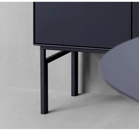 Черен шкаф за вино в дъб 91x111 cm Edge - Hammel Furniture