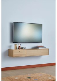 Маса за телевизор от декор от дъб в естествен цвят133x22 cm Mistral – Hammel Furniture
