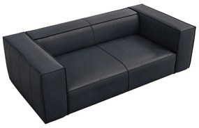 Тъмносин кожен диван 212 cm Madame – Windsor &amp; Co Sofas