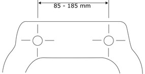 Бяла тоалетна седалка с лесно затваряне , 44,5 x 37 cm Rieti - Wenko