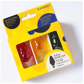 К-кт 3бр. резервни крушки CONE E10/20V/0,1A цветни