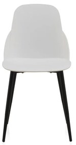 Бели пластмасови столове за хранене в комплект от 4 броя Marle - Geese