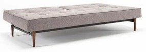 Сив диван-легло с дървена основа Innovation Splitback Mixed Dance Grey