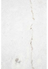 Кръгла масичка за кафе с мраморен плот в бял и златист цвят ø 70 cm Timpa – White Label