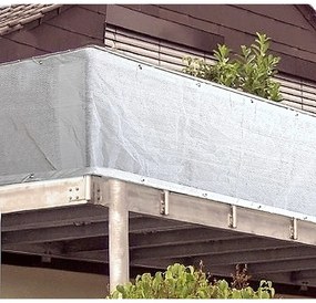 Бял пластмасов параван за балкон 300x90 cm - Garden Pleasure