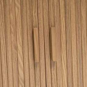 Библиотека от декор от дъб в естествен цвят 80x172x40 cm Elia – Casa Selección