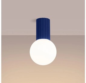 Sollux SL.1738 - Плафон за баня HALO 1xG9/8W/230V IP44 син