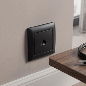 Розетка RJ45 с Рамка OSTE JNH010-S BLACK