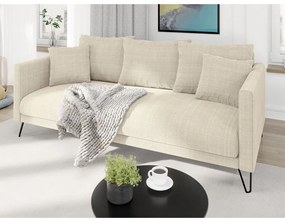 Кремав шенилов диван 200 cm Freya – Ropez