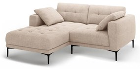 Светлокафяв ъглов диван (ляв ъгъл) Bemy – Micadoni