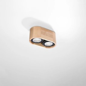 Лампа за таван в естествен цвят 14x27 cm Eukadi - Nice Lamps