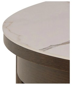 Кръгла сгъваема трапезна маса с керамичен плот ø 120 cm Southampton – Actona