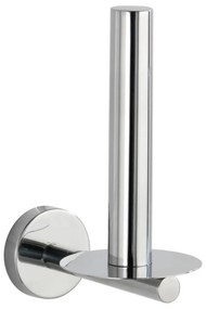 WENKO 20218100 - Държач за тоалетна хартия BOSIO SHINE 8x12,5 cm неръждаема стомана/сребрист