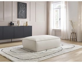 Бежова табуретка от изкуствена кожа Boheme – Bobochic Paris