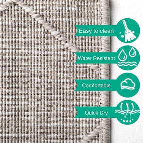 Сив външен килим 80x150 cm Zagora – Ayyildiz Carpets