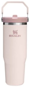 Светлорозов термос от неръждаема стомана 890 ml IceFlow™ Flip Straw 2.0 Tumbler Rose Quartz – Stanley