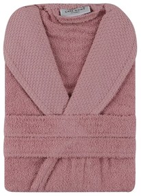 Розов памучен халат за баня размер S Cappa - Foutastic