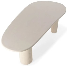 Трапезна маса от декор от камък 100x201 cm Daila – MOME