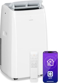 Klarstein Grandbreeze мобилен климатик | 12000 BTU | 42 см | 56 м² | Клас на енергийна ефективност A+