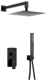 KFA Armatura 5539-511-81 - Душ к-кт със скрит кран MOKAIT месинг/черен