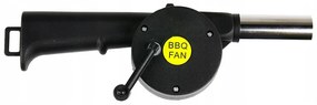 Духалка за разпалване на барбекю MasterGrill MG226, Метал и пластмаса, Черен