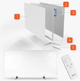 Електрически инфрачервен радиатор MALTEC 770W