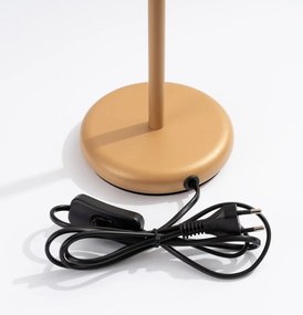 Настолна лампа в златист цвят (височина 43 cm) Gleam – Sollux