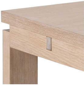 Сгъваема маса за хранене с плот в дъбов декор 100x200 cm Linley - Actona