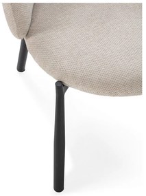 Бежови тапицирани трапезни столове в комплект 2 бр. Ginny – MOME